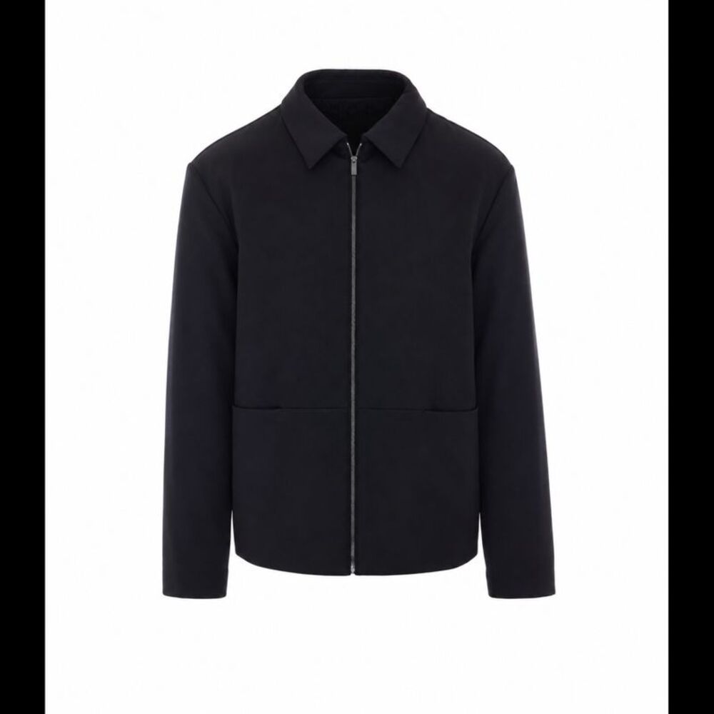 Gucci Men Gg Reversible Wool And Nylon Zip Jacket